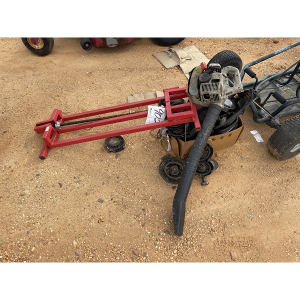 MOWER LIFT JACK, ECGO BLOWER & MISC GAS ENGINE PART