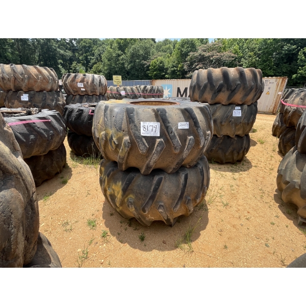 SKIDDER TIRES & RIMS (2EA)