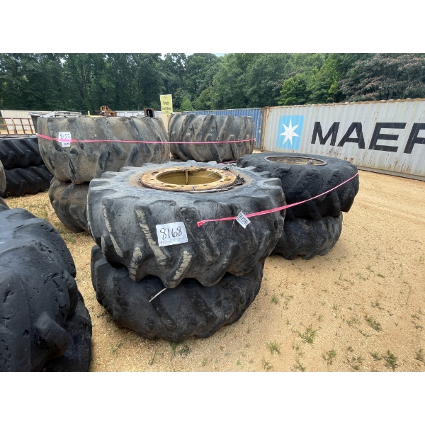 LOG SKIDDER TIRES & RIMS (4EA)
