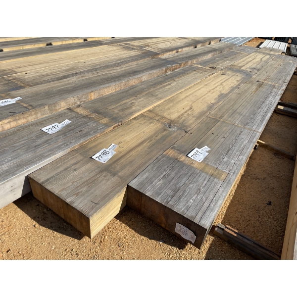LAMINATED WOOD BEAMS, 8" X 24" X 30'