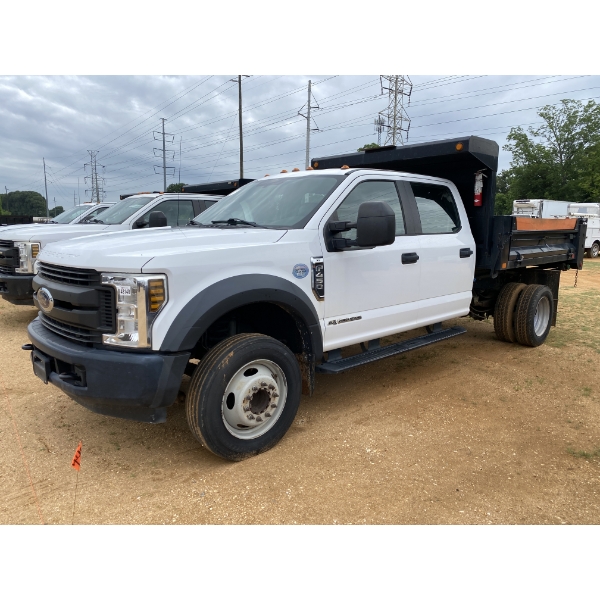 2018 FORD F450 XL Flatbed Dump Truck