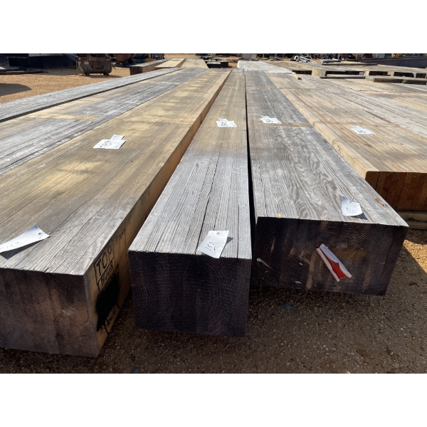 LAMINATED WOOD BEAMS, 10" X 24" X 30'