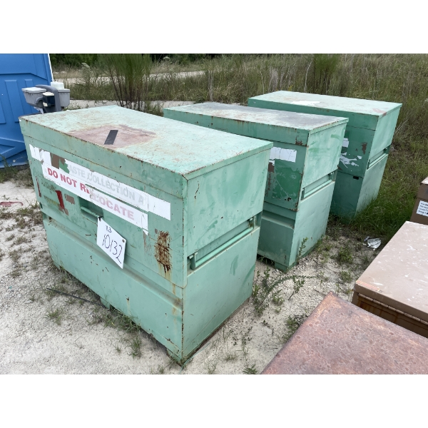 (3) JOBSITE TOOL CHESTS