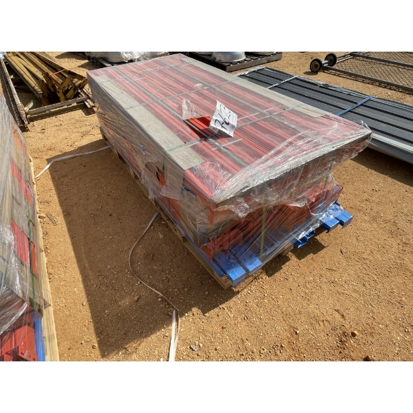 (3) METAL STORAGE SHELVES
