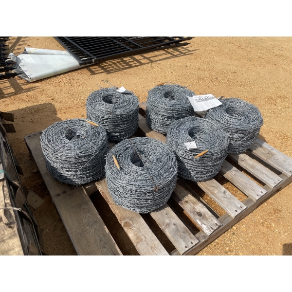 VICTORY BARBWIRE, 6 ROLLS, 1360' PER ROLL
