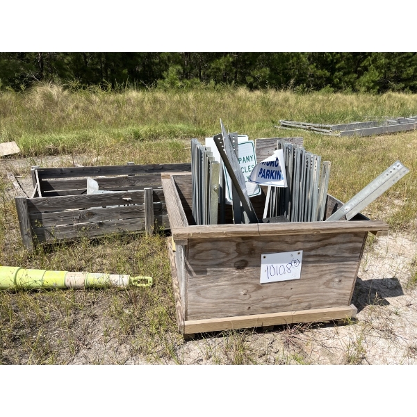 SIGNS & GALVANIZED SIGN POSTS