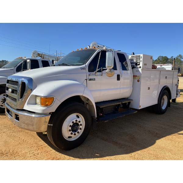 2007 FORD F750 XLT Service / Mechanic Truck