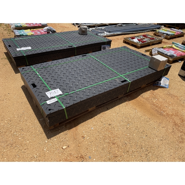 (12) POLYETHYLENE GROUND PROTECTION MATS