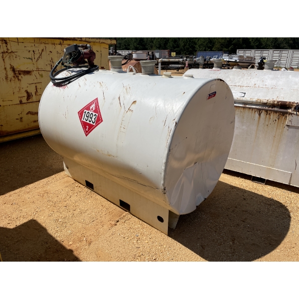 FUEL STORAGE TANK, includes pump, hose & nozzle, approx. 500gl Fuel Tank