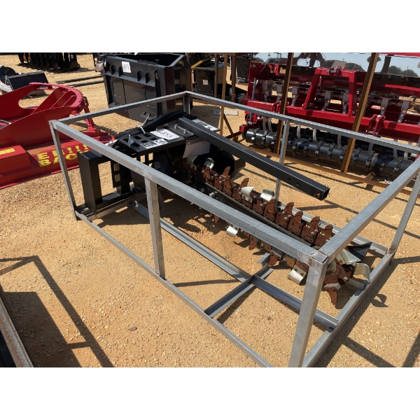 2025 Trencher, S/N 001703090, fits skid steer loader