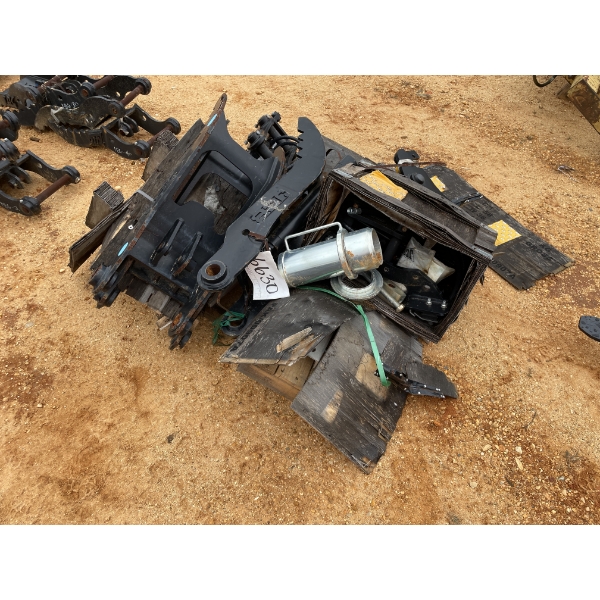 AUGER MOTOR (2 EACH), HYD CYLINDERS, HYD QUICK CONNECT PART & VARIOUS PINS