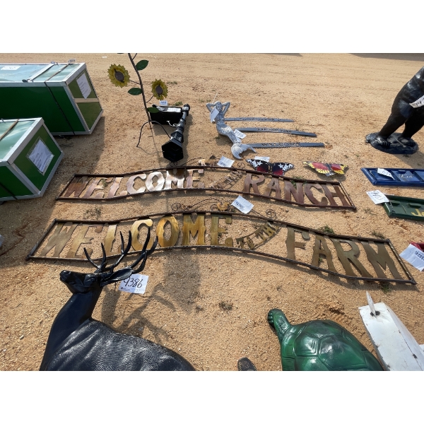 WELCOME TO THE RANCH SIGN