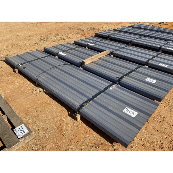 ROOFING MATERIAL, .026  X 36  X 12' - APPROX 50 PCS