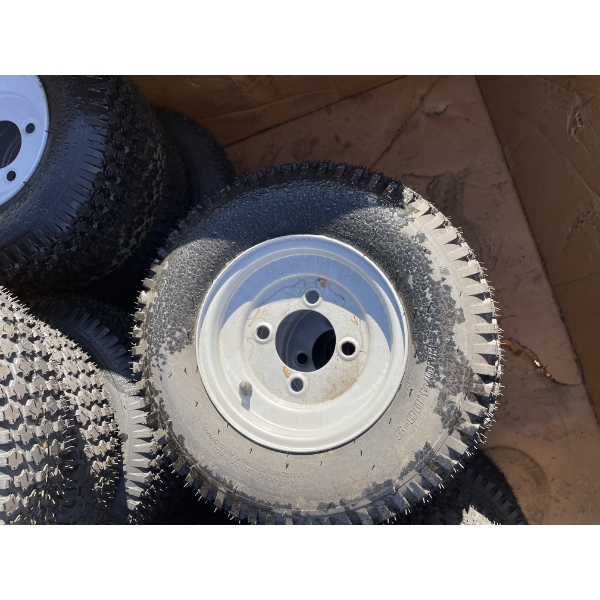4.80/4.00 - (8) TIRES & RIMS