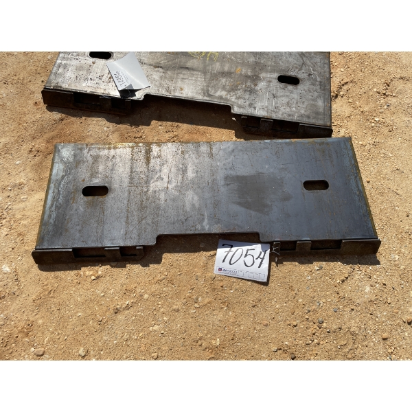 QUICK ATTACH PLATE, fits skid steer loader