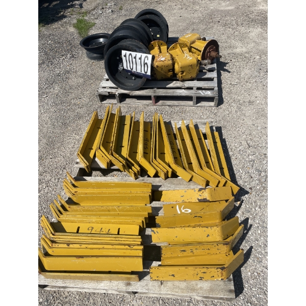 SKID SEGMENTS, GEAR BOXES, WHEELS