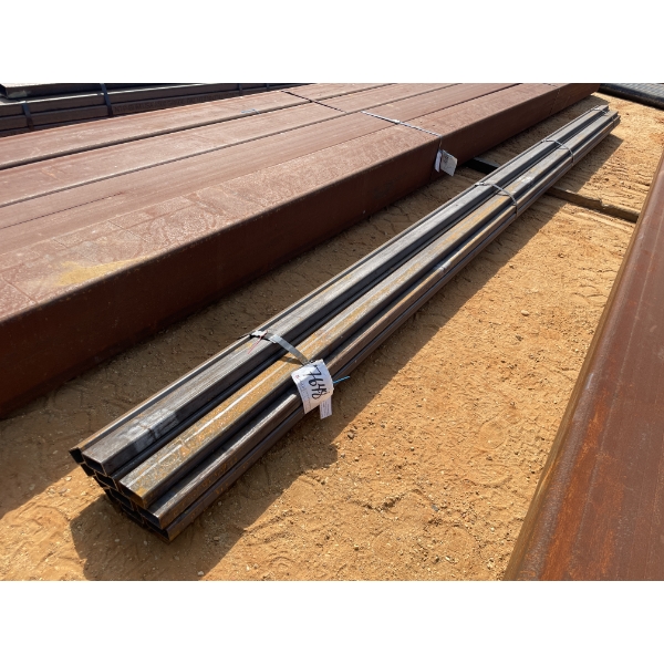 STEEL TUBE, 3/16" X 4" X 2" X 24' (12 PCS)