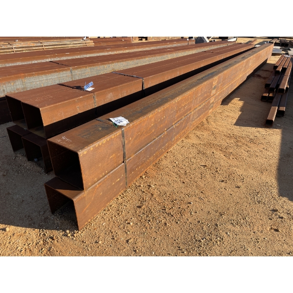 (2) PCS 1/4" X 14" SQUARE TUBING, 40'