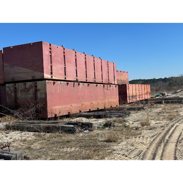 40' x 10' x 7' FLEXI FLOAT Barge