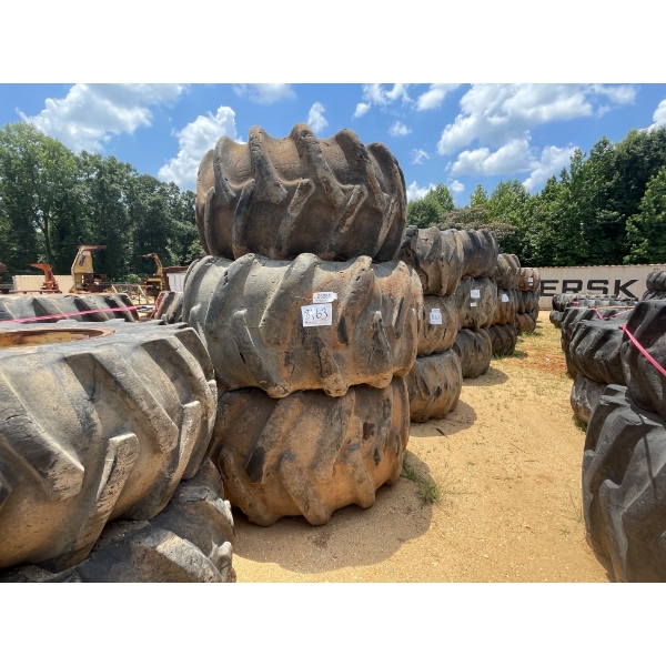 SKIDDER TIRES & RIMS (3EA)
