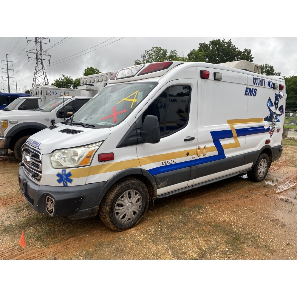 2017 FORD TRANSIT AMBULANCE Emergency Vehicle