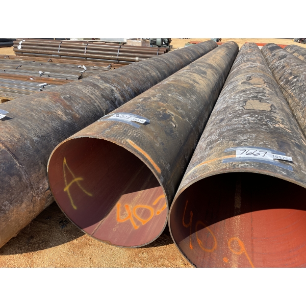 STEEL PIPE,  36"D X 3/8" X 40'L