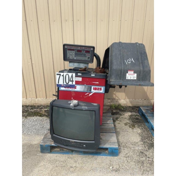 COATS 1025 WHEEL BALANCER, TELEVISION