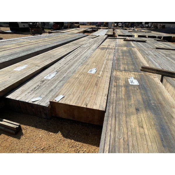 LAMINATED WOOD BEAMS, 8" X 24" X 25'