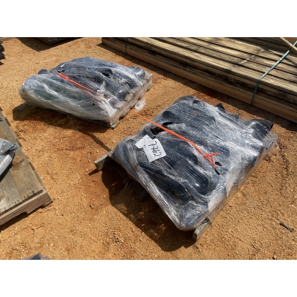 PIPE FITTINGS, VARIOUS TYPE, SIZE (2 PALLETS)