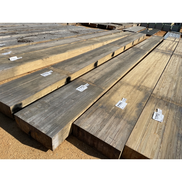 LAMINATED WOOD BEAMS, 8" X 24" X 30'