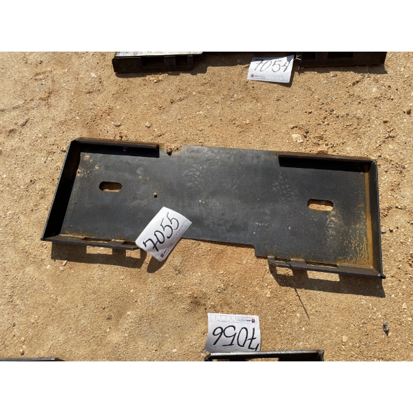 QUICK ATTACH PLATE, fits skid steer loader
