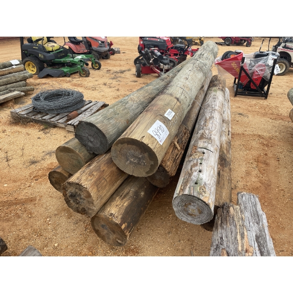 120" TREATED FENCE POST (APPROX 9 EACH)
