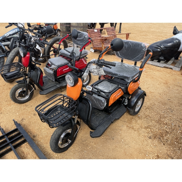 SPIRIT ELECTRIC SCOOTER TRIKE - ORANGE Motorcycles