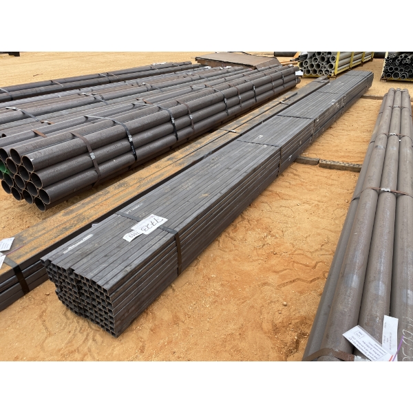 STEEL TUBE- 1/8" X 1-1/2 SQ X 24' (95 PCS) 