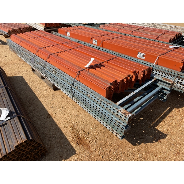 WAREHOUSE PALLET RACK (1 SET OF TWO SECTIONS)