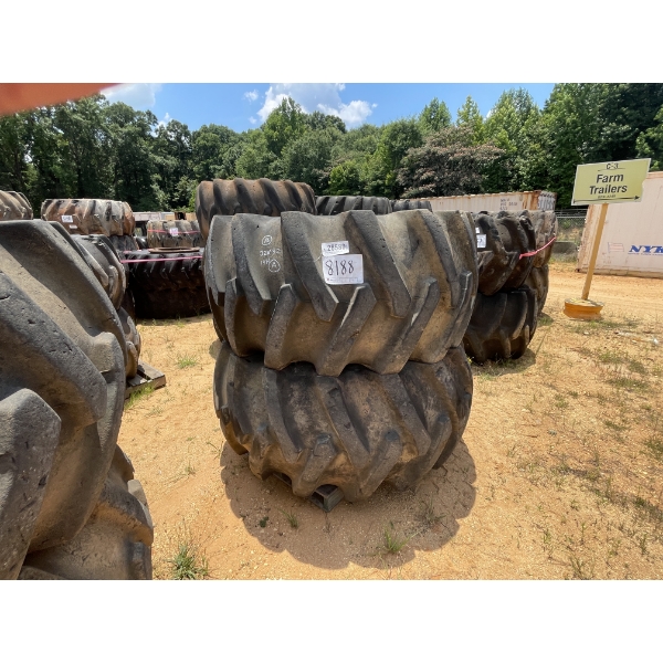 SKIDDER TIRES & RIMS (2EA)