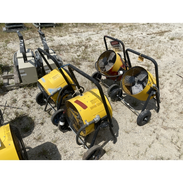 (4) FOSTORIA SHOP HEATERS