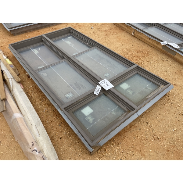 WOOD FRAME WINDOW, APPOX 94"WX51"H
