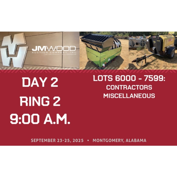 DAY 2 - RING 2 - SCHEDULE