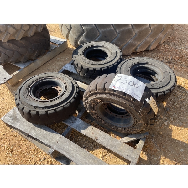 (4) 6.00 X 9 EQUIPMENT WHEELS