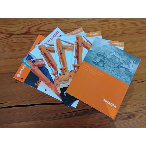 (6) HITACHI EQUIPMENT BROCHURES