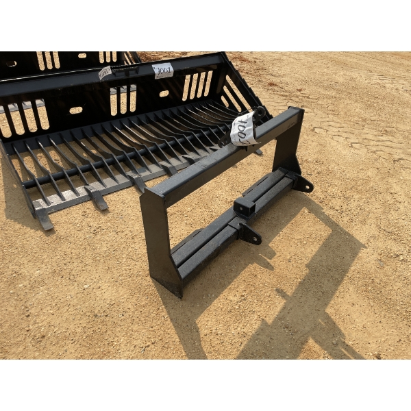 3 POINT HITCH & RECEIVER ADAPTER, fits skid steer loader