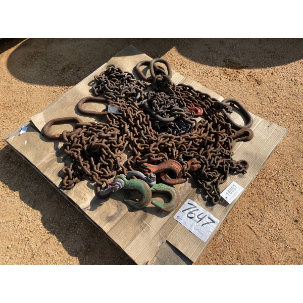 CHOKE CHAIN (VARIOUS SIZES & LENGTHS) (APPROX 10)