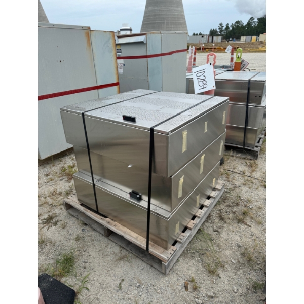 (3) STAINLESS ENCLOSURES