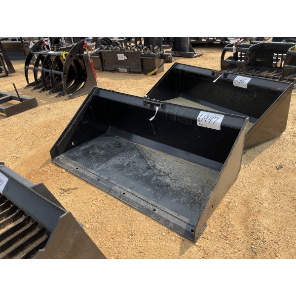 60" BUCKET, fits skid steer loader