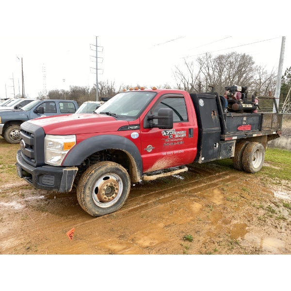 2012 FORD F450 XL Flatbed Truck