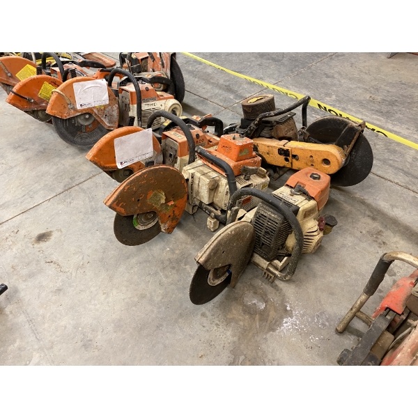(4) CONCRETE SAWS