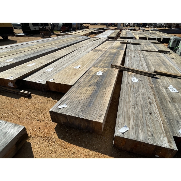 LAMINATED WOOD BEAMS, 8" X 30" X 30'