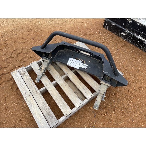 FRONT BUMPER W/BRUSH GUARD, FITS 2017 GMC SIERRA PICKUP