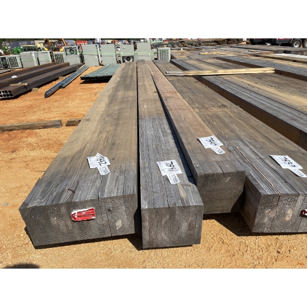 LAMINATED WOOD BEAMS, 10" X 12" X 30'